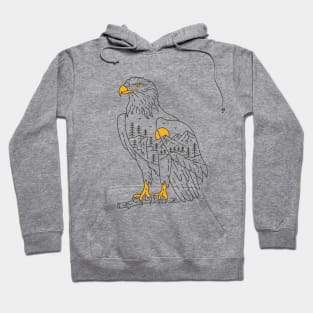 Wild Eagle and Wild Nature Hoodie